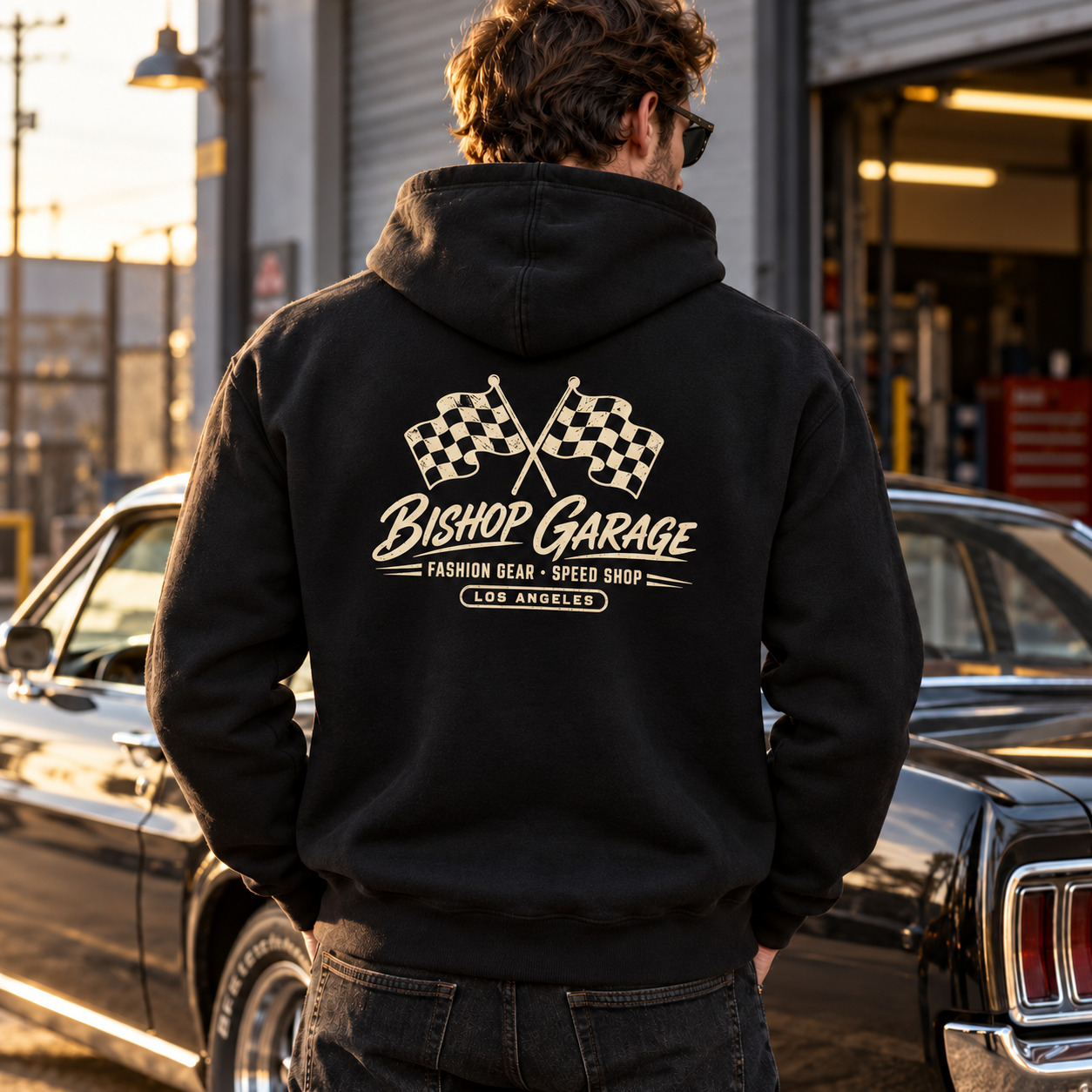 Bishop_Garage_Black_Cream_Hoodie_Lifestyle_Back